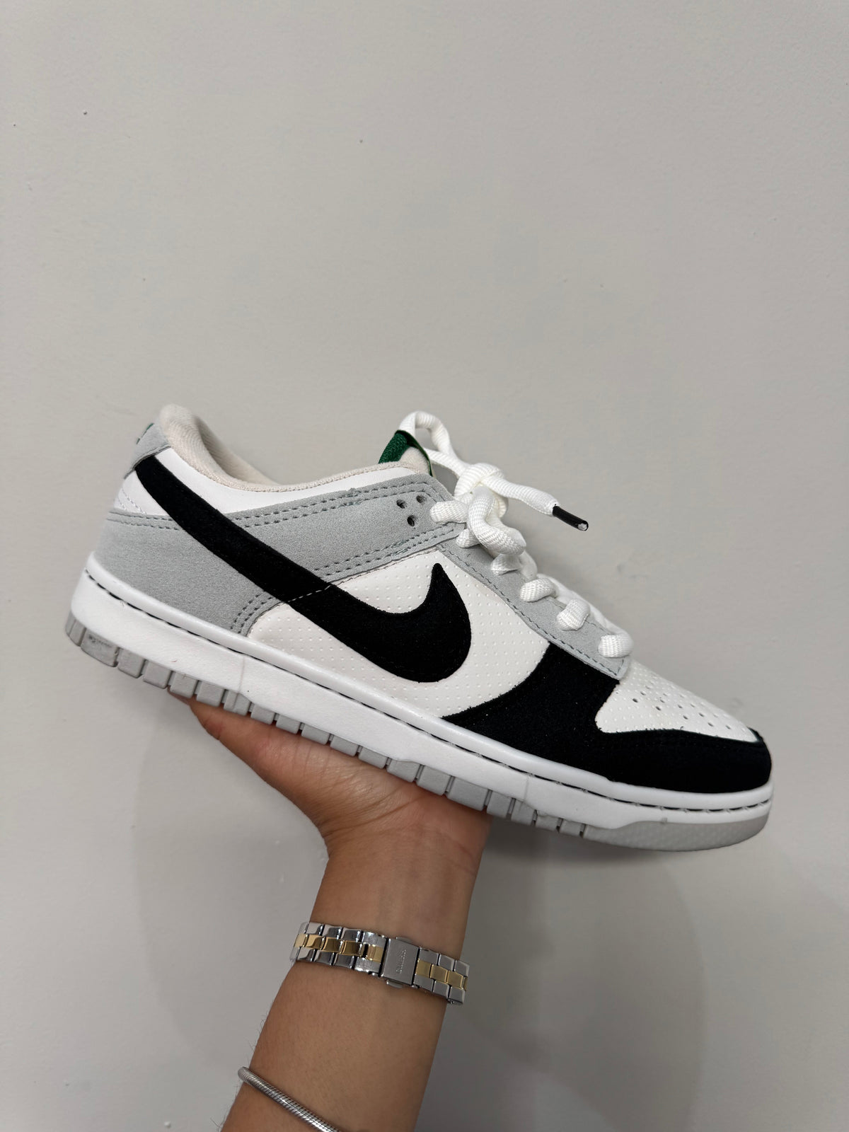 Tênis Dk Low Branco Preto Cromo