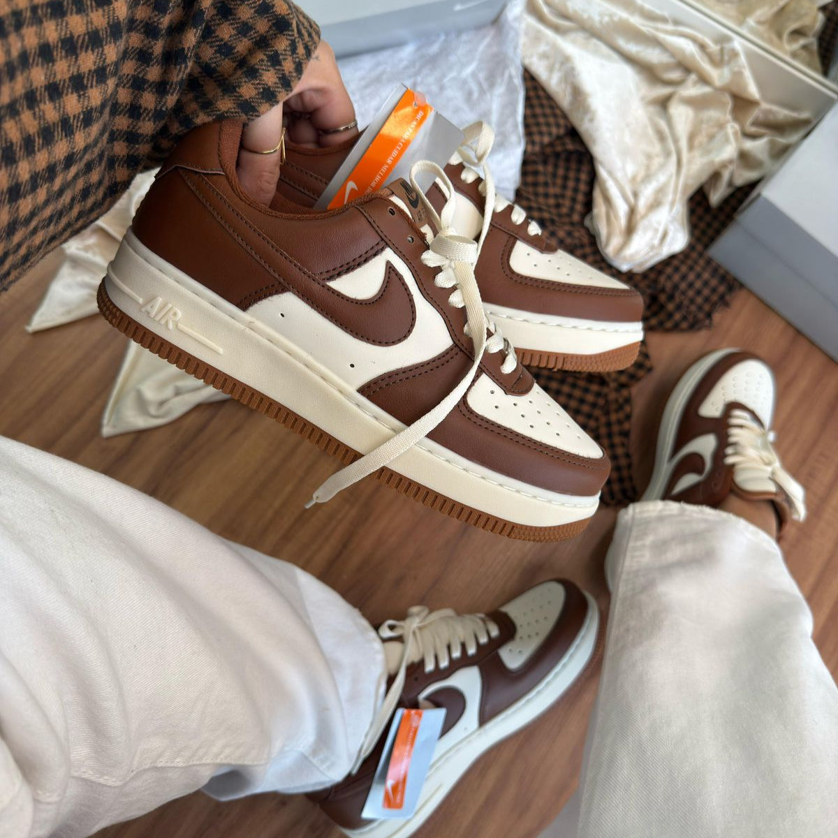 Tênis Nike Air Force F1 Cacau Edição Limitada