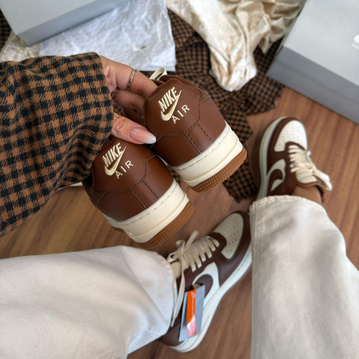 Tênis Nike Air Force F1 Cacau Edição Limitada