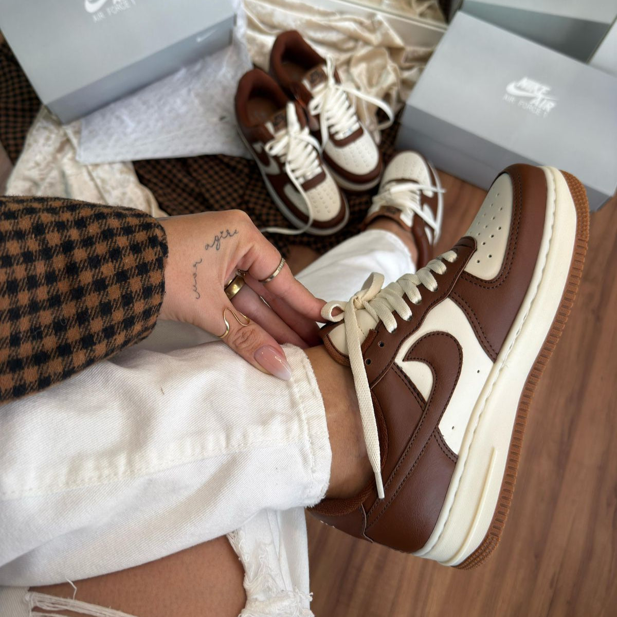 Tênis Nike Air Force F1 Cacau Edição Limitada